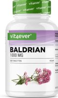 Baldrian Tabletten 1000 mg | 250 Tagesportionen | vegan